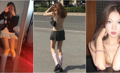 極品反差清純女大，絲襪塞逼自慰調教啪啪，窮人的女神富人的精盆，被金主各種啪啪蹂躪，有錢人的玩物 (6)