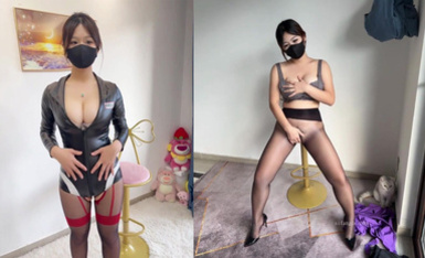 抖音顏值少婦【琪琪媽】大奶大長腿，絲足誘惑，裸舞誘惑，挫逼自慰 (1)