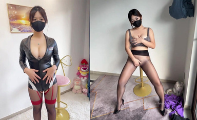 抖音顏值少婦【琪琪媽】大奶大長腿，絲足誘惑，裸舞誘惑，挫逼自慰 (1)